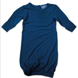 Kickee pants layette gown, twilight - Newborn